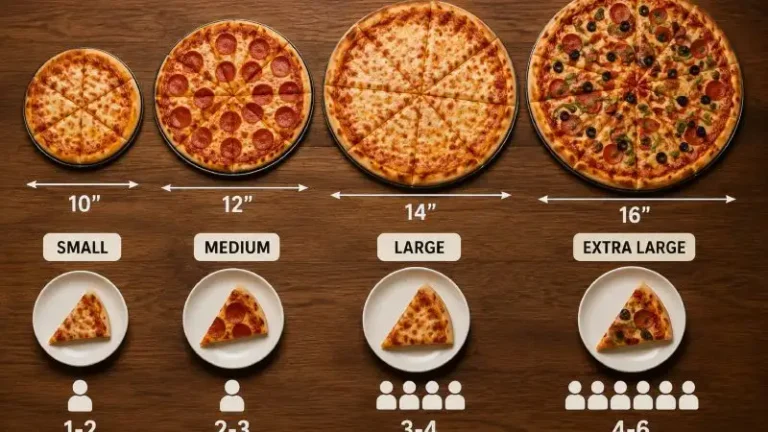 How Many Inches Is a Large Pizza? Complete Size Guide